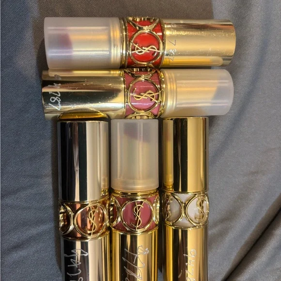 Yves Saint Laurent Rouge Volupté Lipstick Bundle Set 5 Lip color Variety Pack - Picture 4 of 14